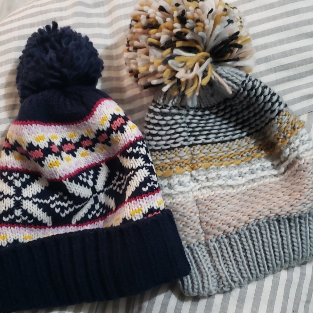 Set of winter beanies